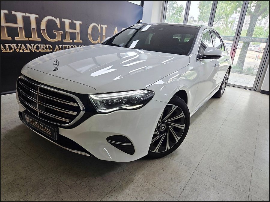 벤츠 E350e 발광그릴, E클래스 익스클루시브 모델이 야간에 멋내는 순정 옵션