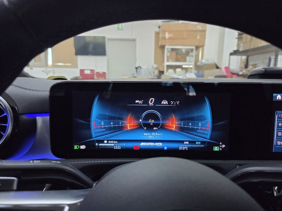 벤츠 CLA250 AMG계기판 코딩과 스포츠플러스 코딩, CLA45 AMG로 변신