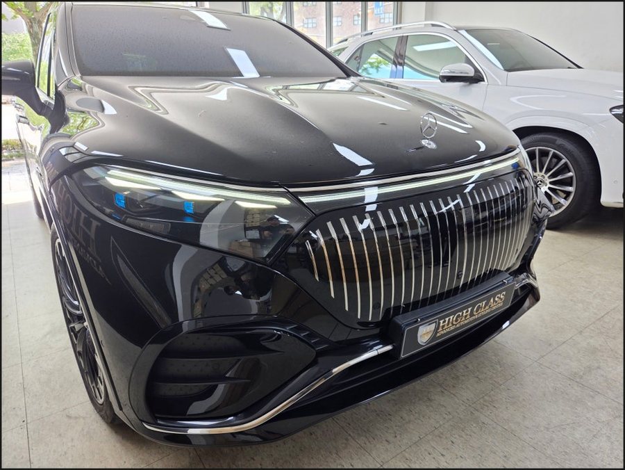 벤츠 EQS 마이바흐 순정 세로그릴과 계기판 코딩으로 EQS 680 SUV 컨버전 완성