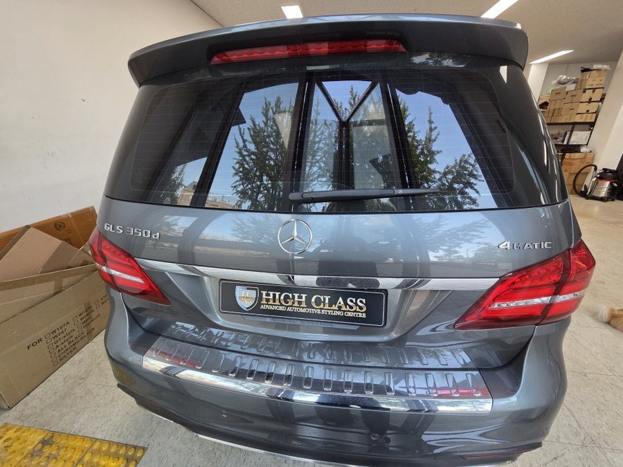 벤츠 GLS 3색 12색 엠비언트 확장 작업 차량 실내 인테리어 효과