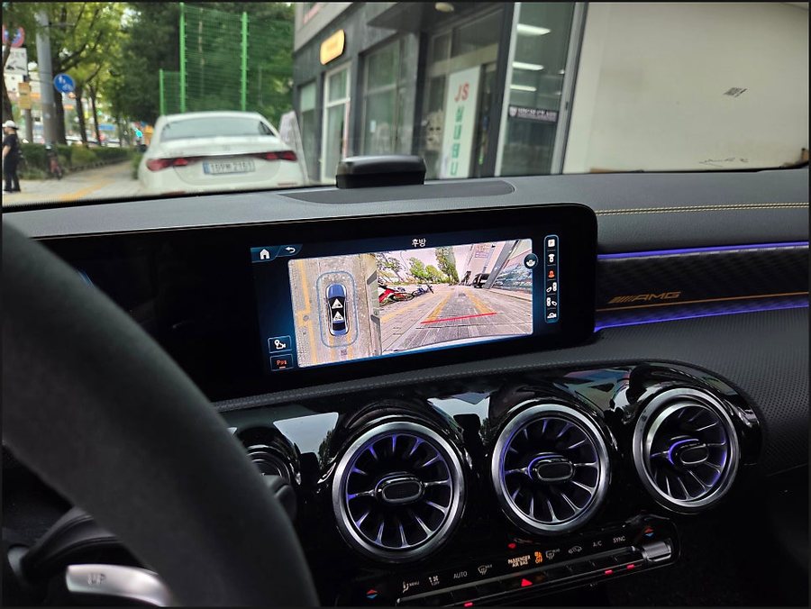 벤츠 CLA 순정 어라운드뷰와 전동트렁크, 2026 CLA 45s AMG 파이널 에디션