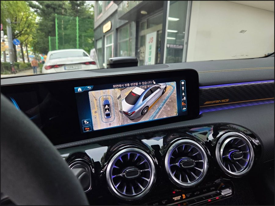 벤츠 CLA 순정 어라운드뷰와 전동트렁크, 2026 CLA 45s AMG 파이널 에디션