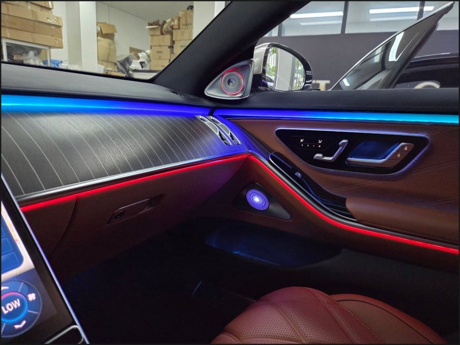 벤츠 S클래스 1열&2열 후석 4D 부메스터, W223 미드레인지 엠비언트