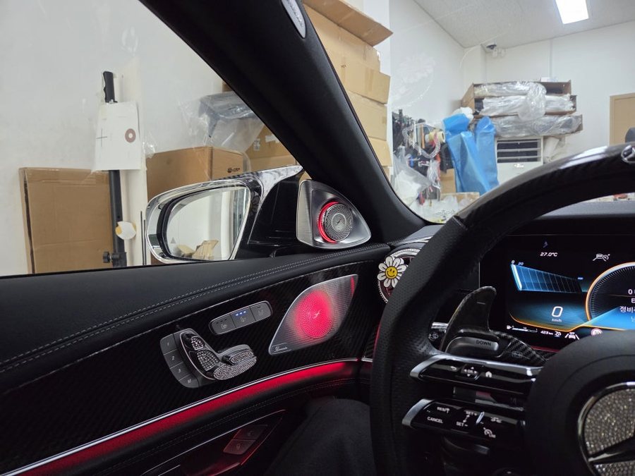 벤츠 GT AMG 스피커 엠비언트 풀 튜닝