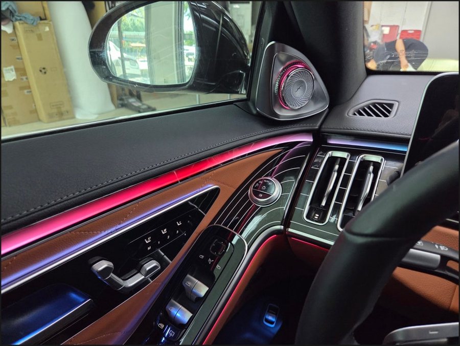 벤츠 W223 S450, 빠진 액티브 엠비언트부터 피아노트림·4D 부메스터까지